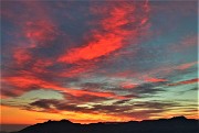 08 Splendido rosso tramonto dal  Gioco verso lo Zucco
